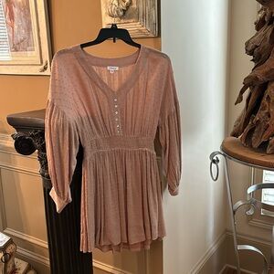 Dotted Swiss short dress